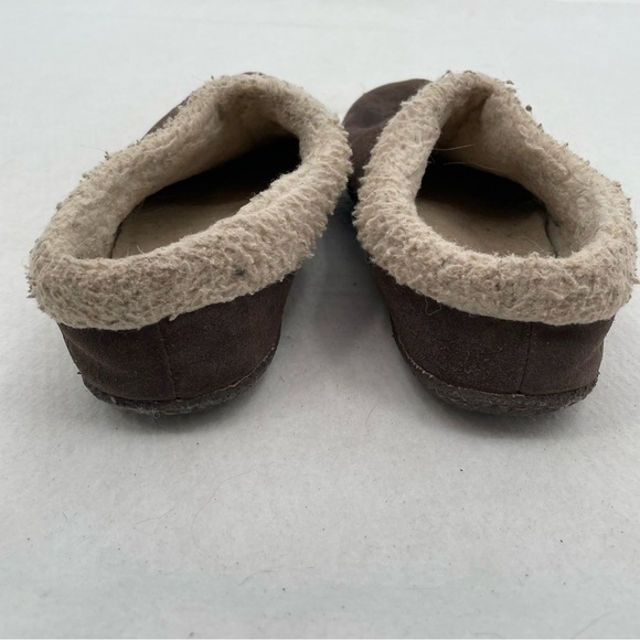 SOREL Women’s Nakiska Brown Suede Fur Lined House slippers size: 9 - Picture 9 of 11